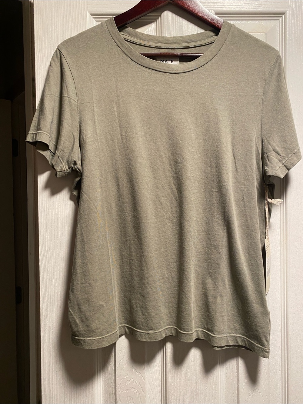 MATE the Label Short Sleeve Tee in Light Sage - Picture 5 of 7